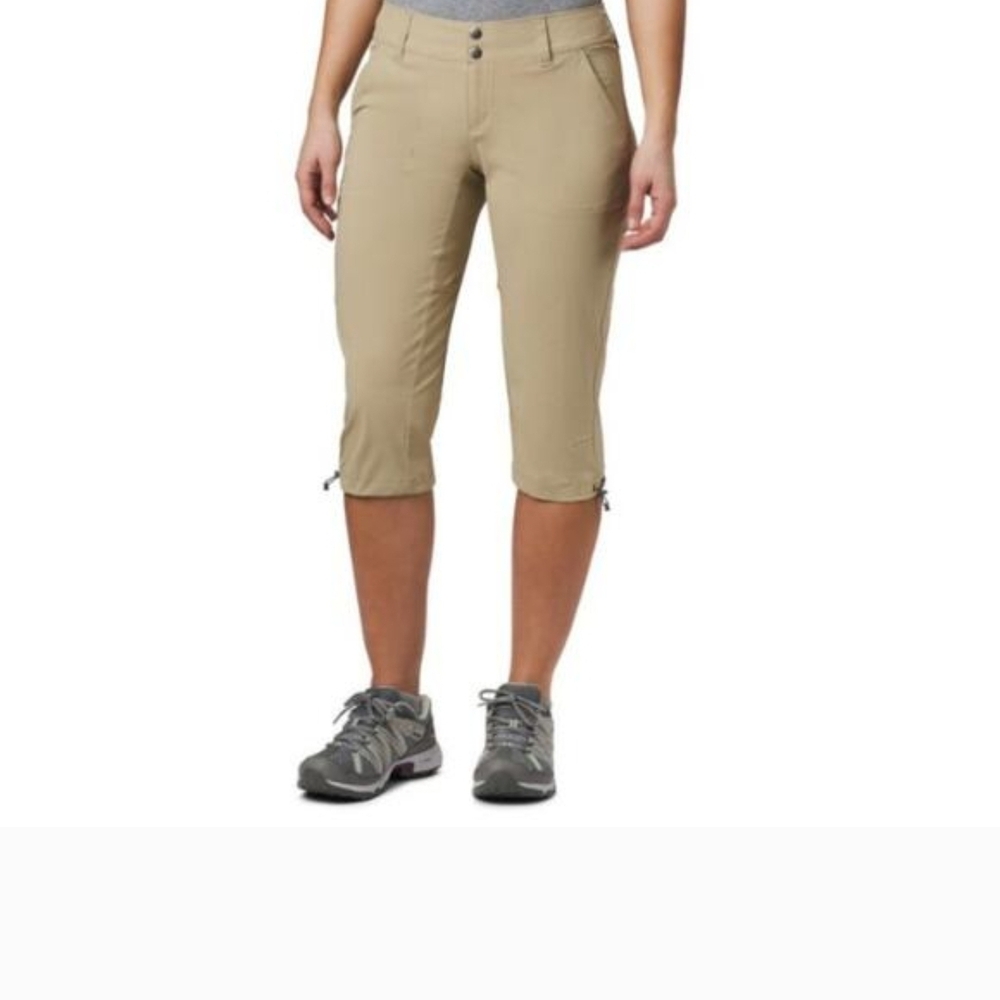 Columbia Khaki Saturday Trail Cropped Outdoor Pants